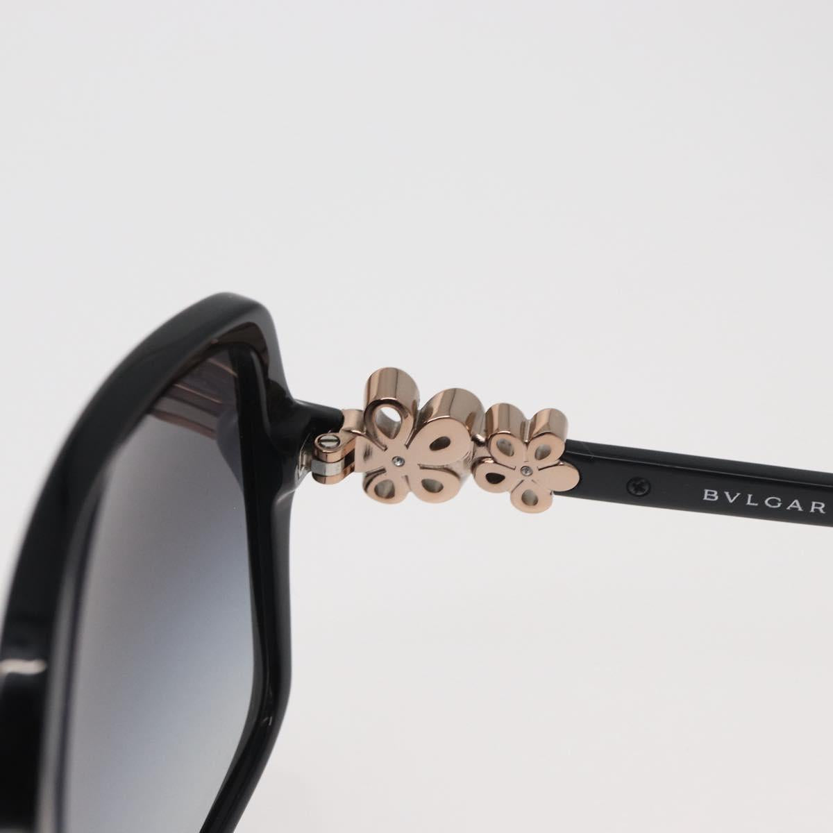 BVLGARI Sunglasses plastic Black Auth BA12627A