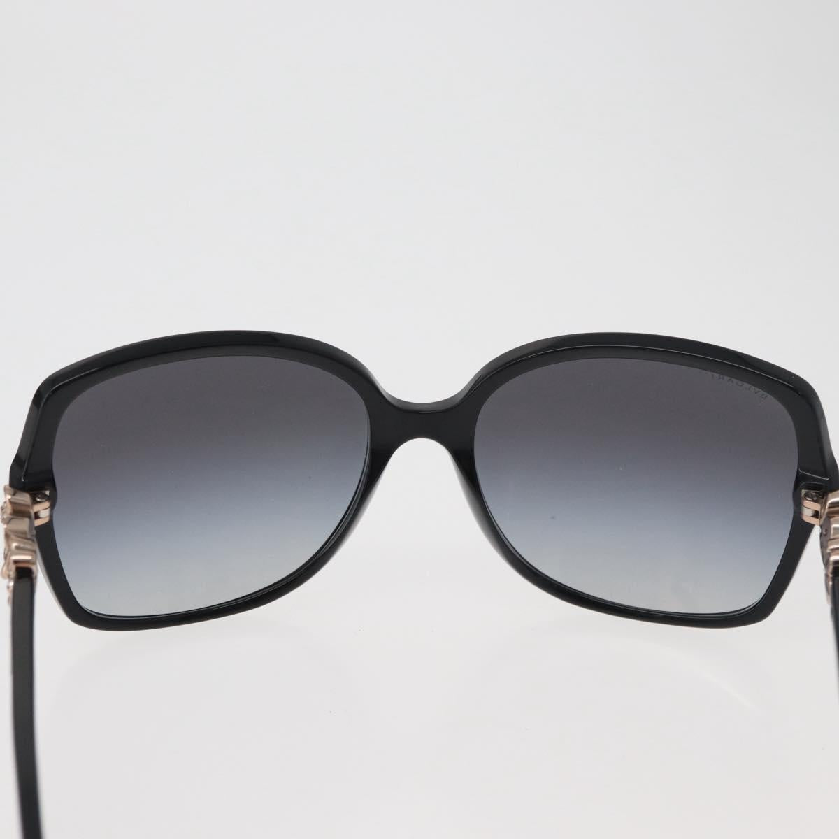 BVLGARI Sunglasses plastic Black Auth BA12627A