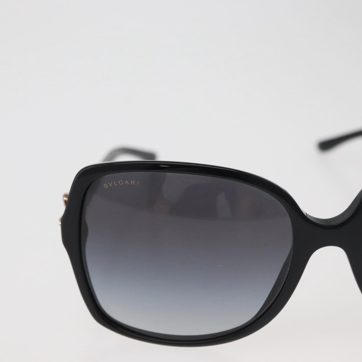 BVLGARI Sunglasses plastic Black Auth BA12627A