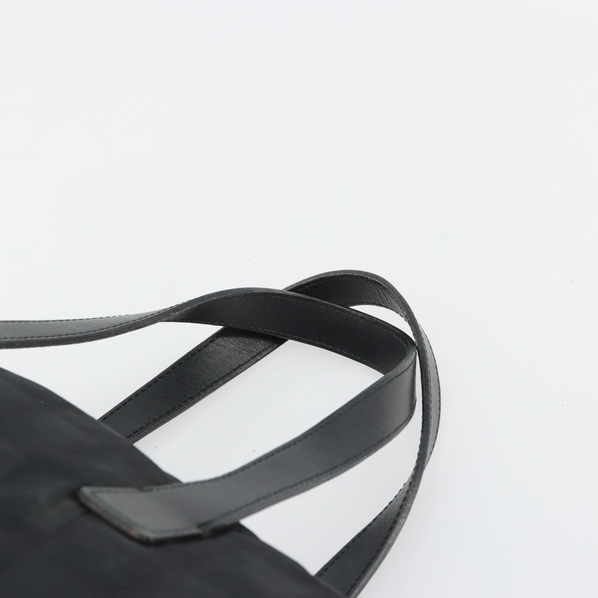CHANEL New Travel line Hand Bag Nylon Black CC Auth BA12635A