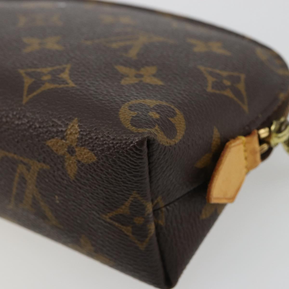 LOUIS VUITTON Monogram Pochette Cosmetic PM Pouch M43998 LV Auth BA12641