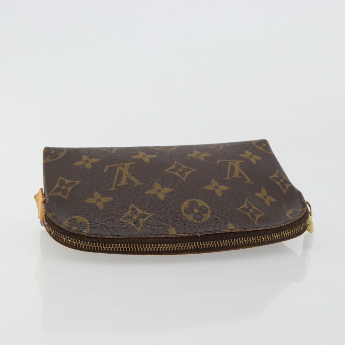 LOUIS VUITTON Monogram Pochette Cosmetic PM Pouch M43998 LV Auth BA12641
