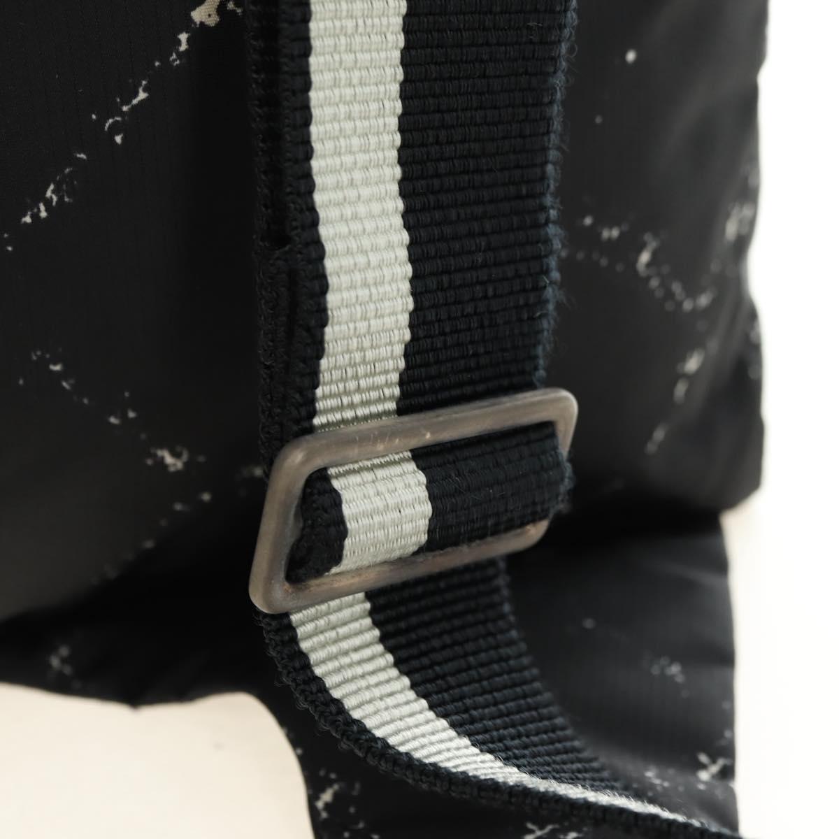 CHANEL New Travel line Backpack Nylon Black CC Auth BA12647V