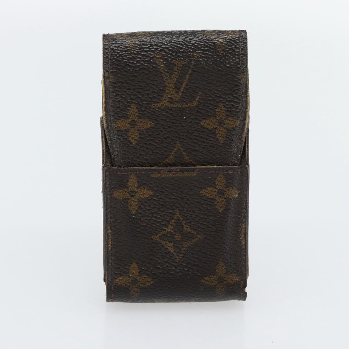 LOUIS VUITTON Monogram Damier Ebene Etui Cigarette Case 3 Set LV Auth BA12680