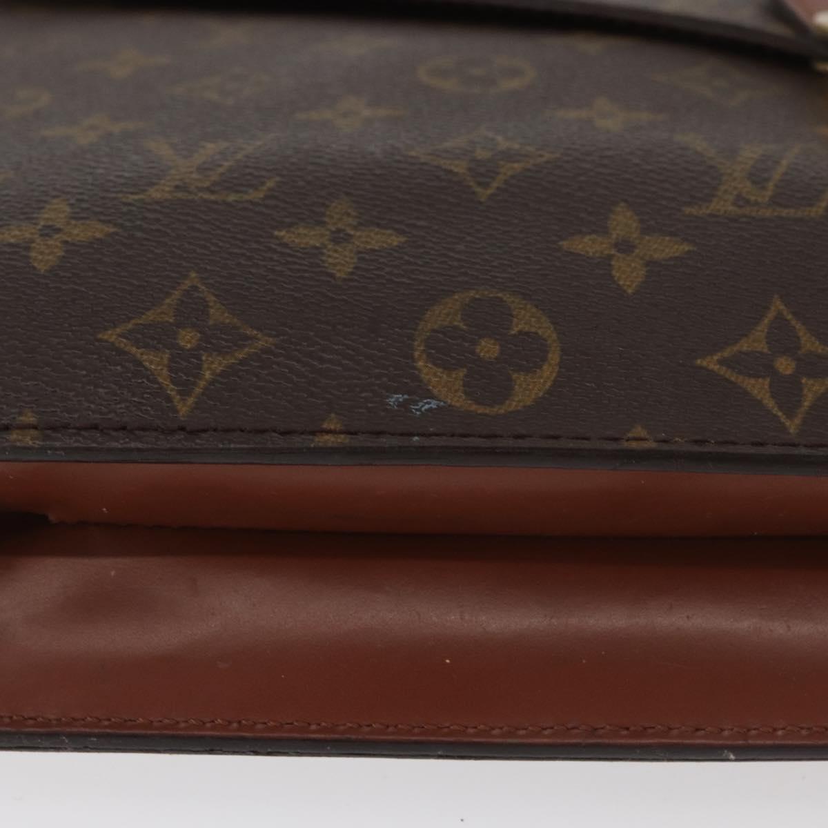 LOUIS VUITTON Monogram Porte Documents Bandouliere Bag M53338 LV Auth BA12681
