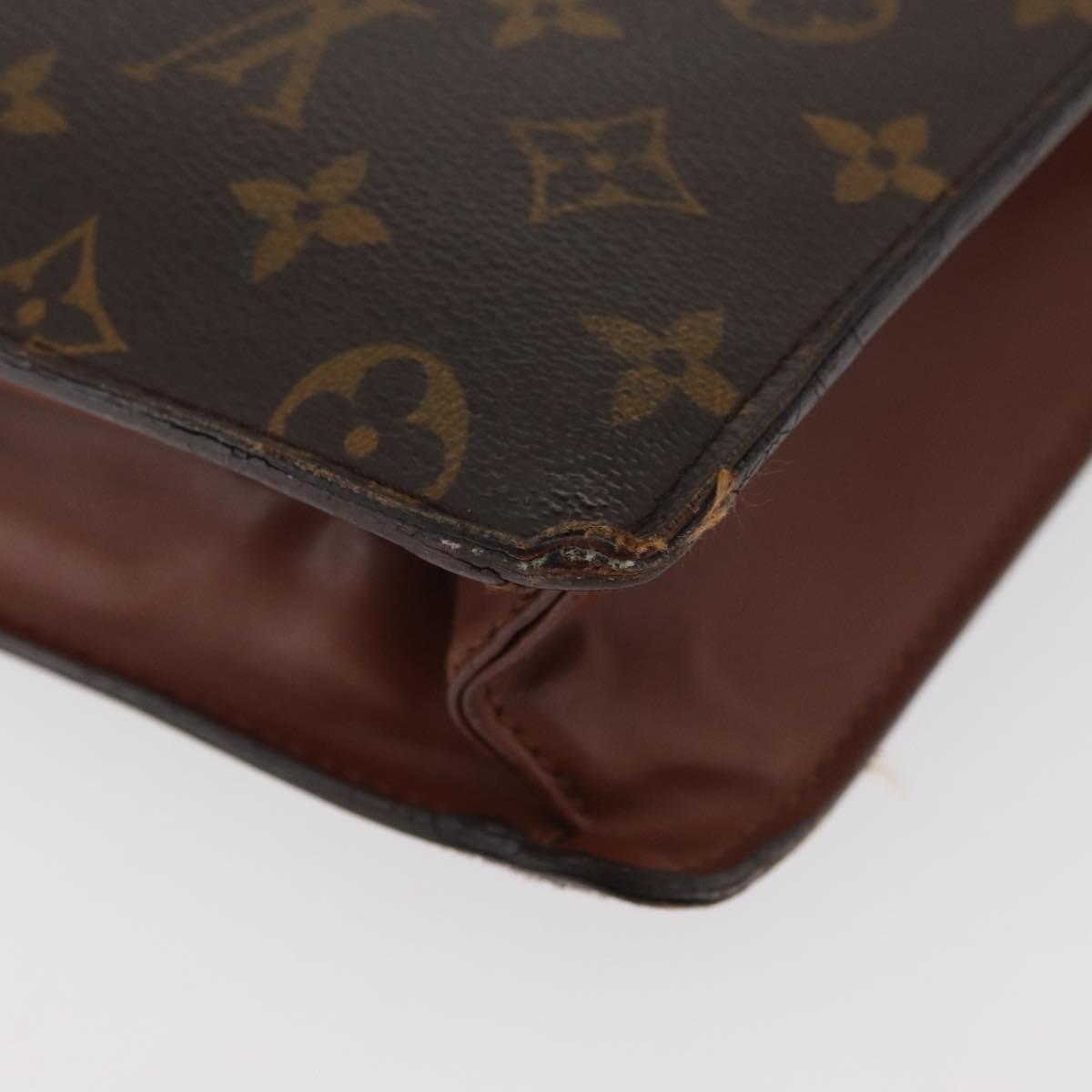 LOUIS VUITTON Monogram Porte Documents Bandouliere Bag M53338 LV Auth BA12681