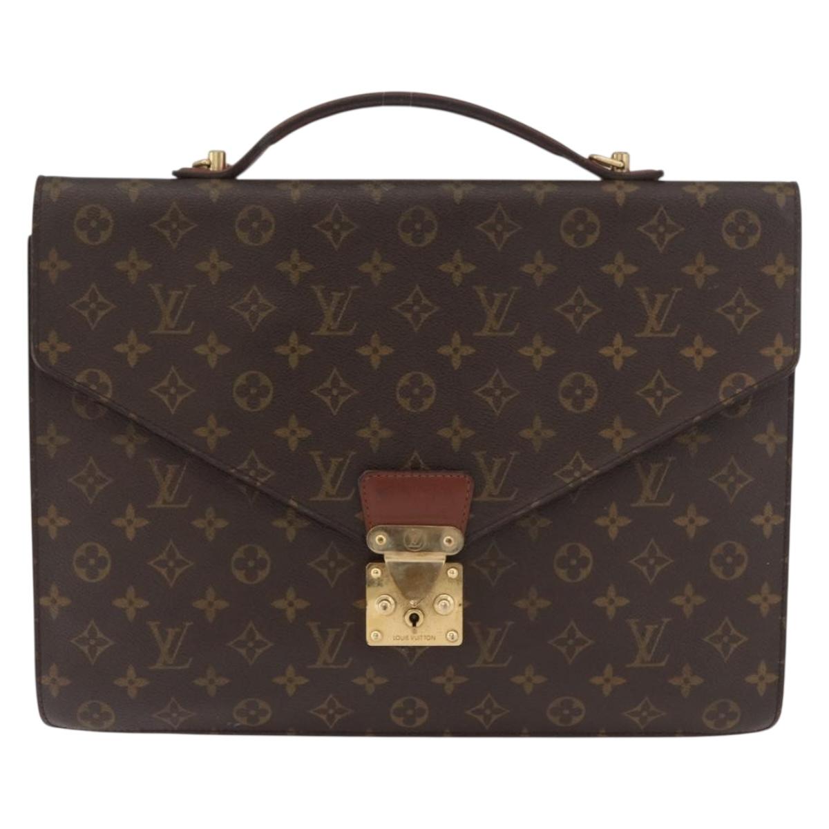 LOUIS VUITTON Monogram Porte Documents Bandouliere Bag M53338 LV Auth BA12681