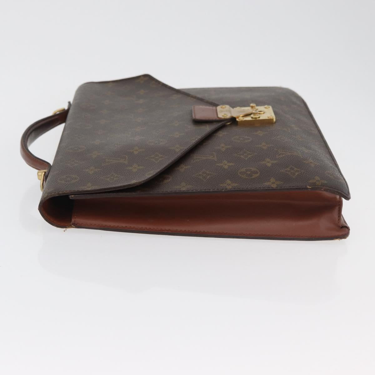 LOUIS VUITTON Monogram Porte Documents Bandouliere Bag M53338 LV Auth BA12681