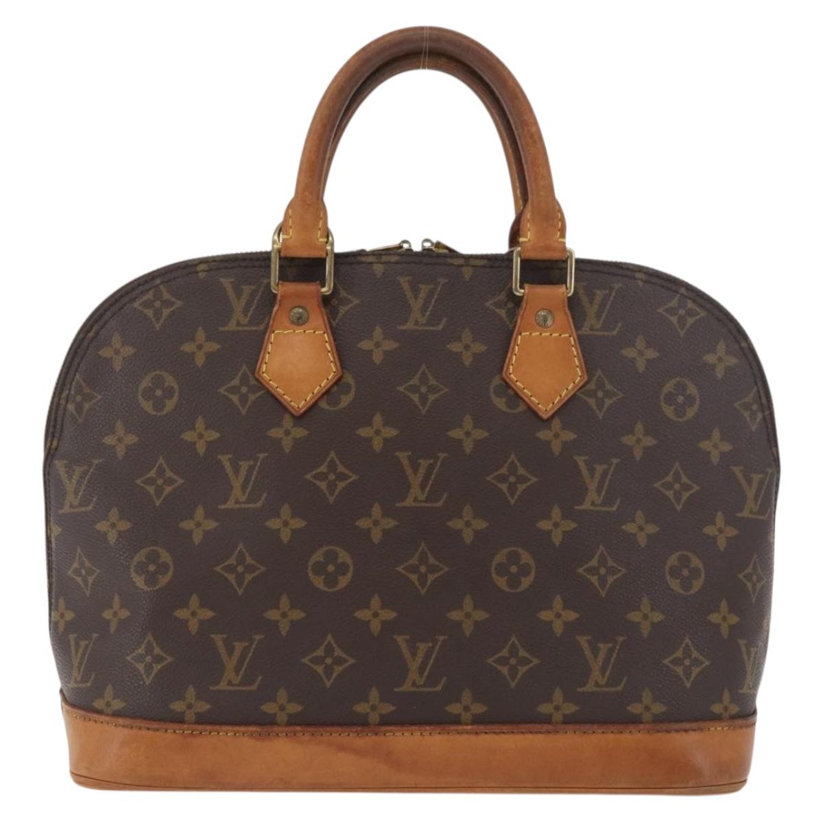 LOUIS VUITTON Monogram Alma Hand Bag M51130 LV Auth BA12691