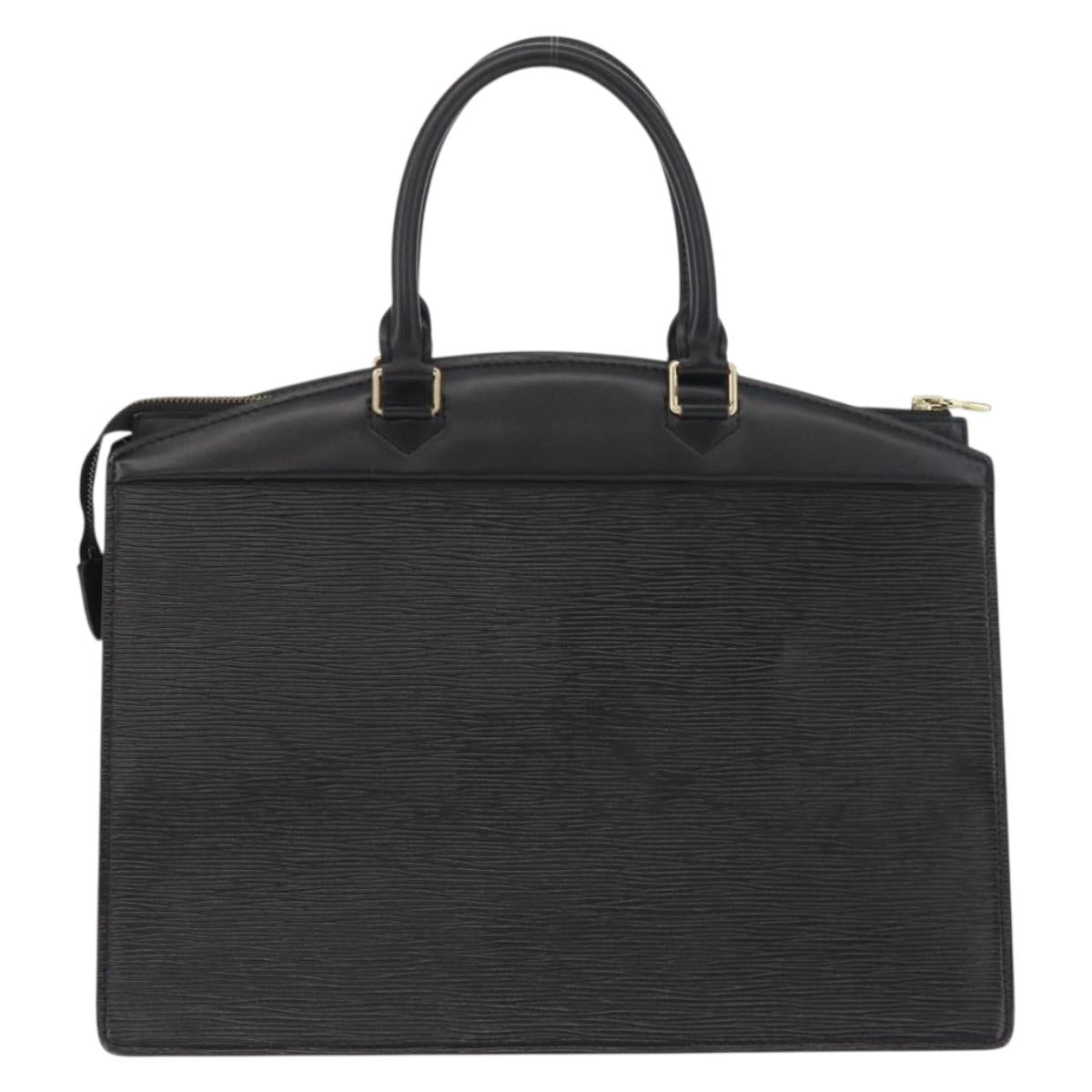 LOUIS VUITTON Epi Riviera Hand Bag Black M48182 LV Auth BA12695