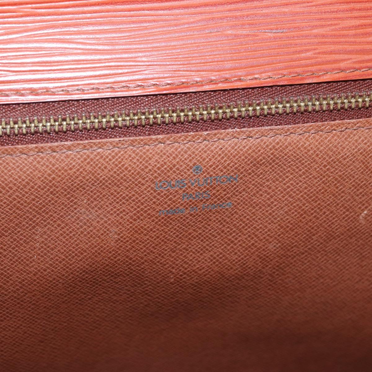 LOUIS VUITTON Epi Monceau 28 Hand Bag Brown M52123 LV Auth BA12701