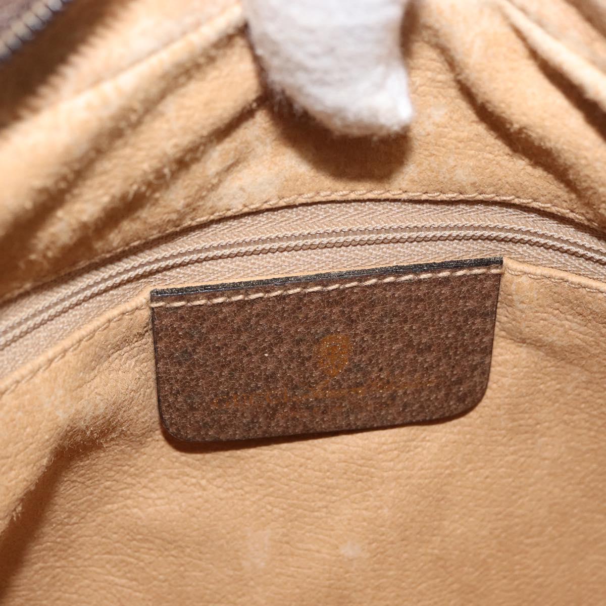 GUCCI GG Supreme Web Sherry Line Bag PVC Beige Gold 24 02 005 Auth BA12706