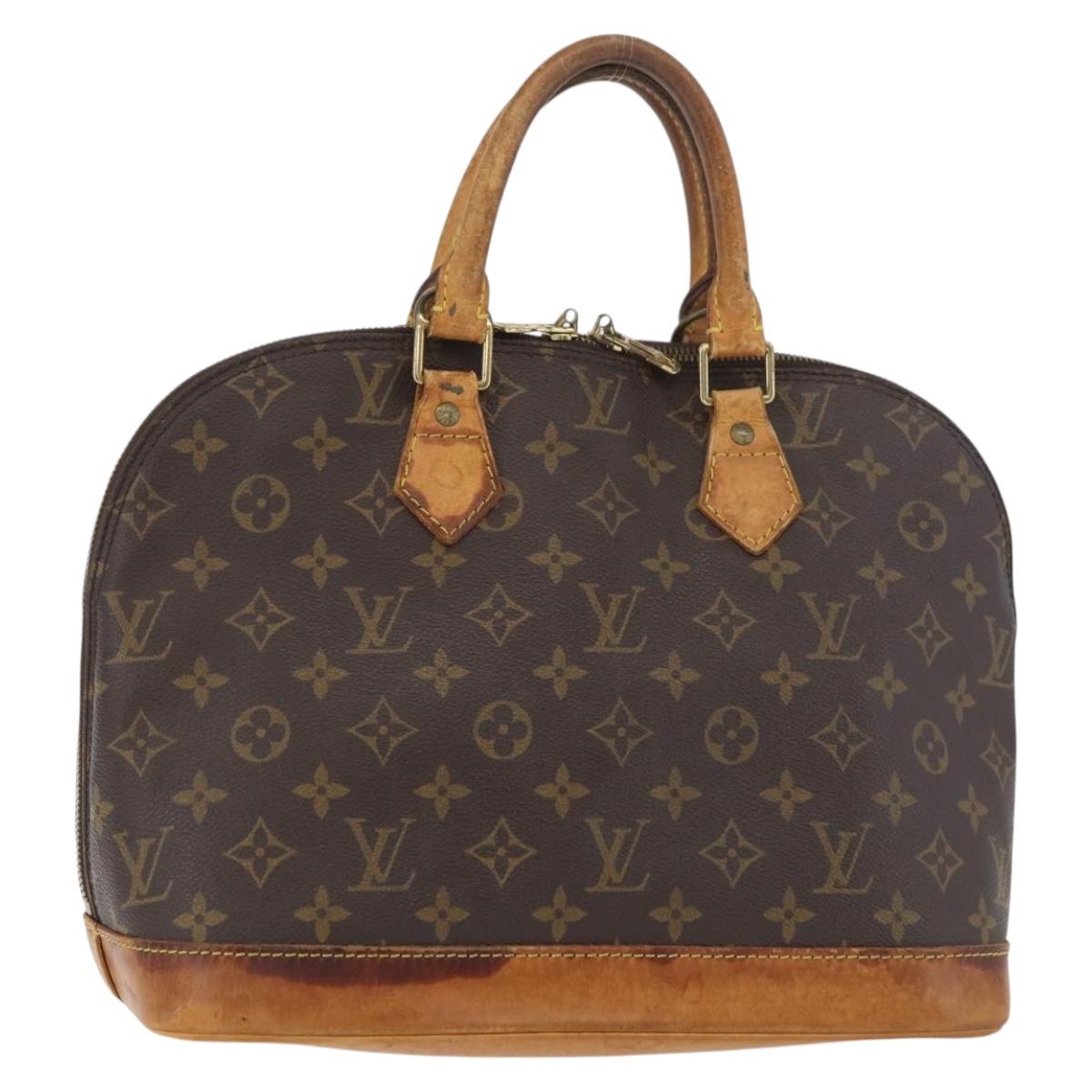 LOUIS VUITTON Monogram Alma Hand Bag M51130 LV Auth BA12727
