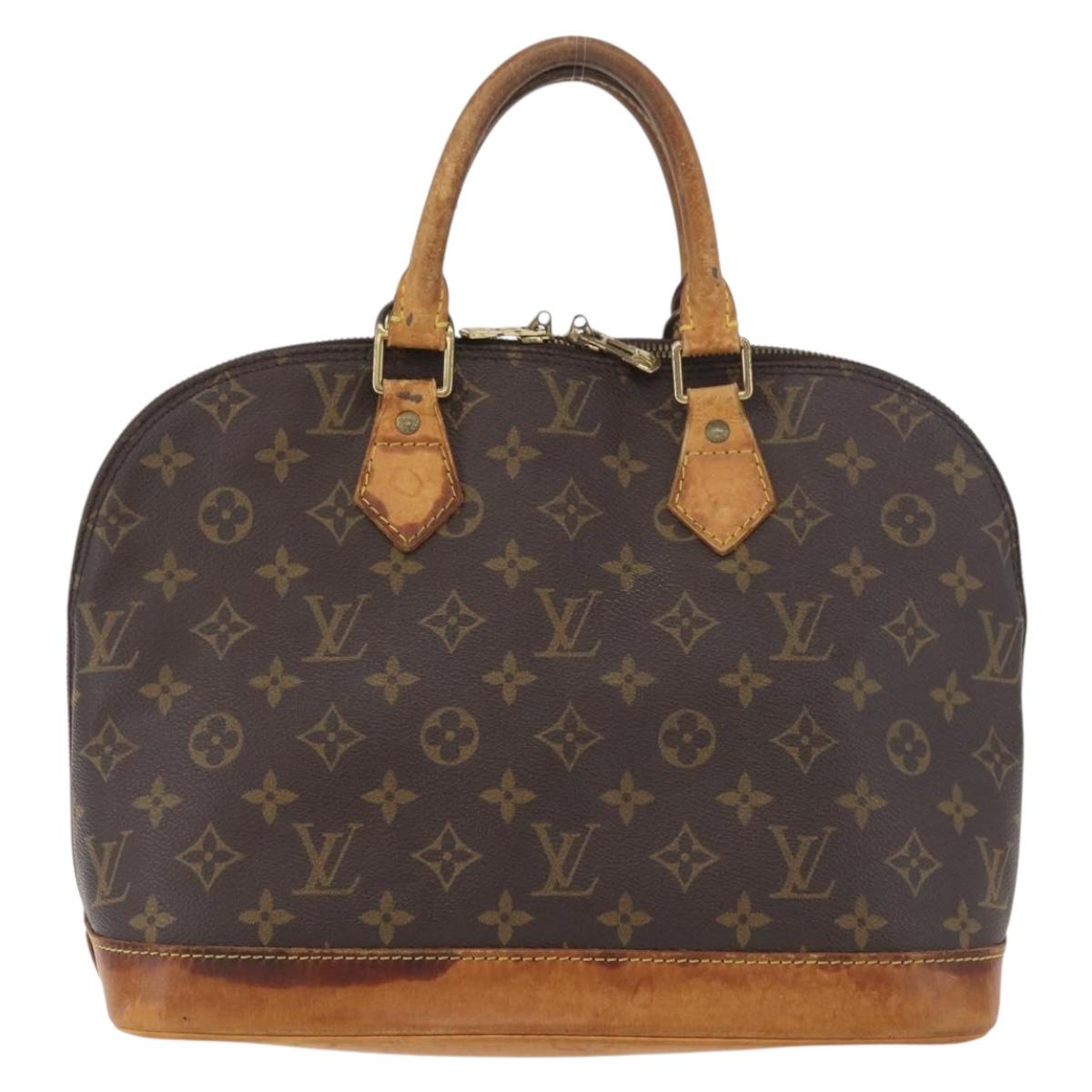 LOUIS VUITTON Monogram Alma Hand Bag M51130 LV Auth BA12727