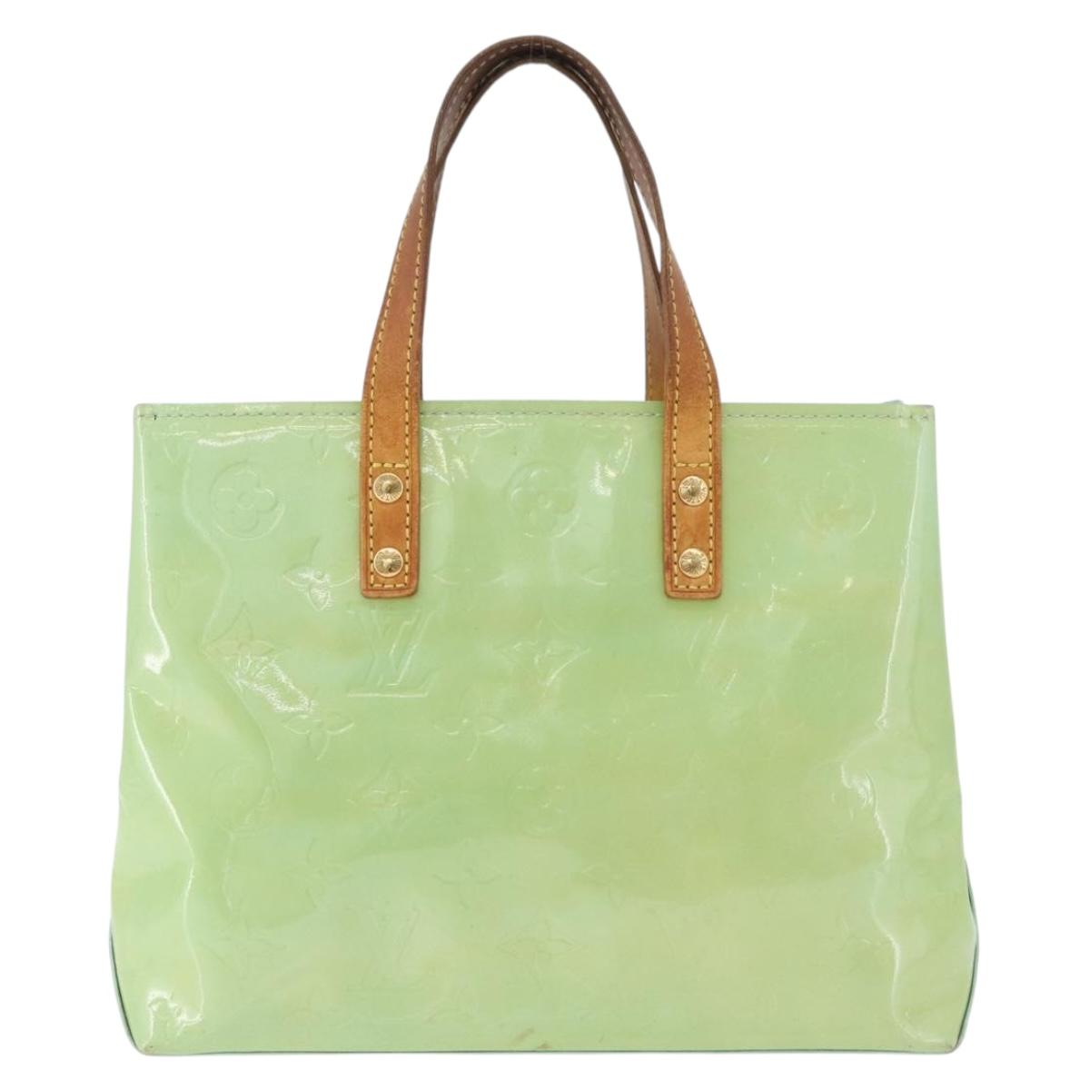 LOUIS VUITTON Monogram Vernis Reade PM Bag Peppermint M91307 LV Auth BA12731