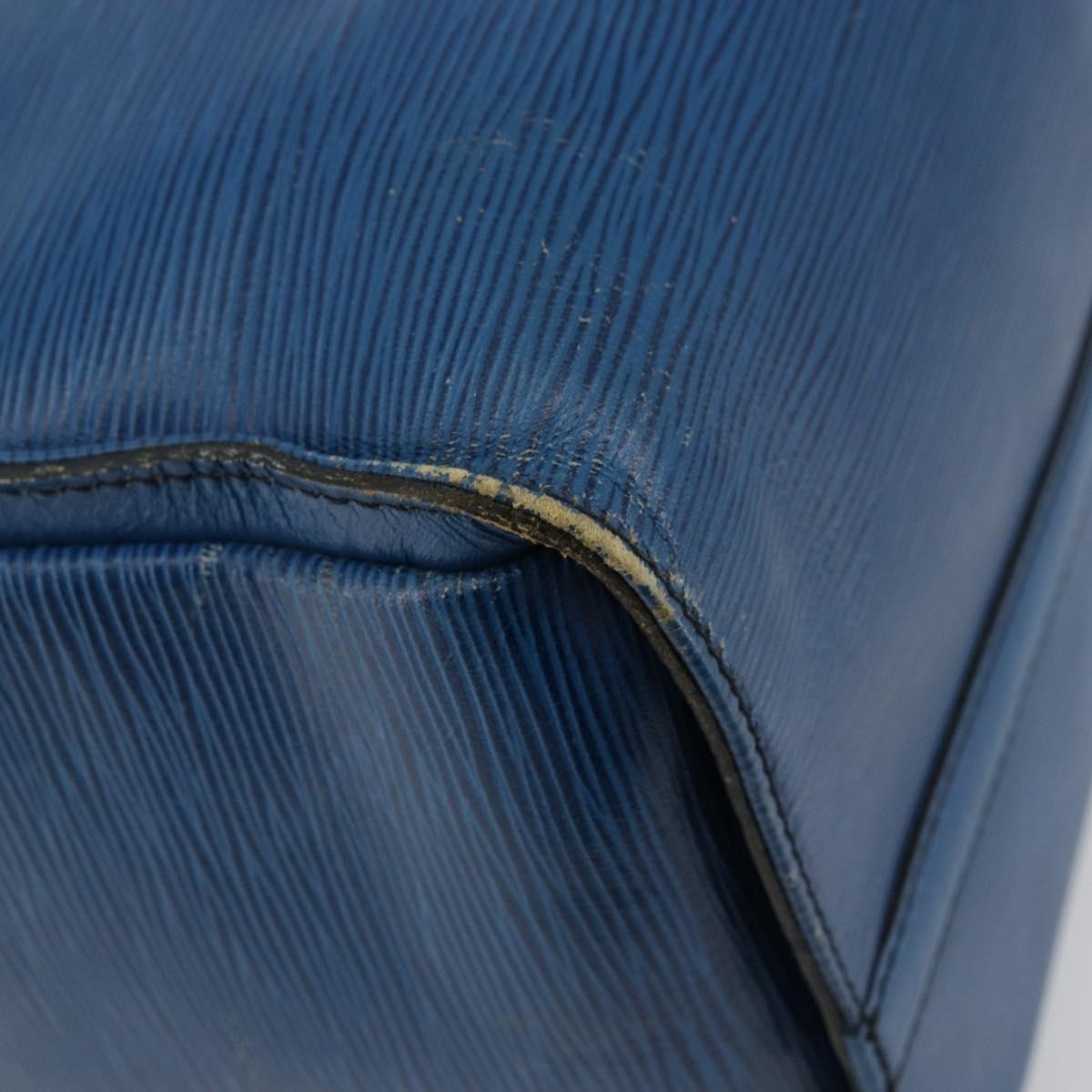 LOUIS VUITTON Epi Speedy 40 Hand Bag Toledo Blue M42985 LV Auth BA12739