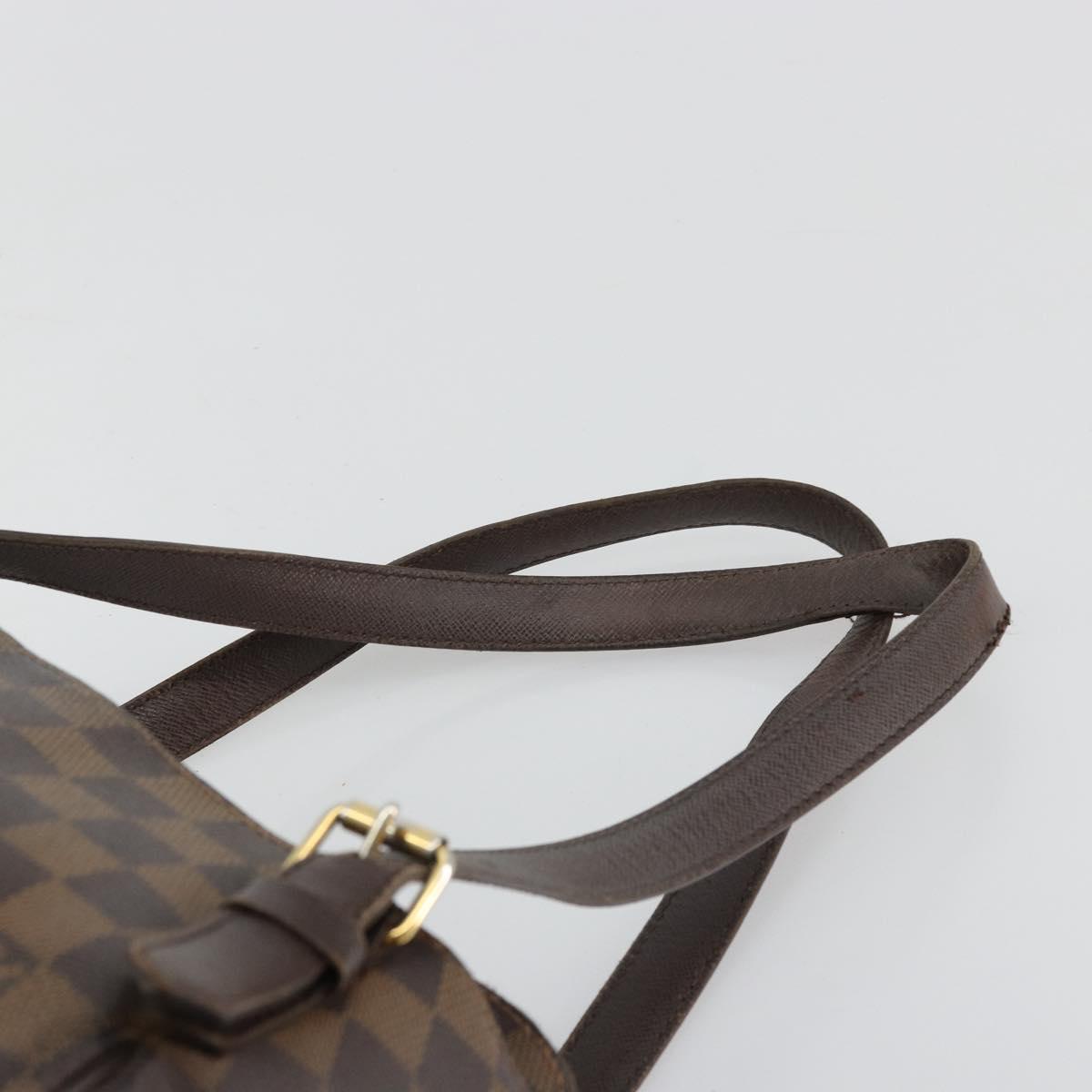 LOUIS VUITTON Damier Ebene Belem MM Hand Bag N51174 LV Auth BA12741
