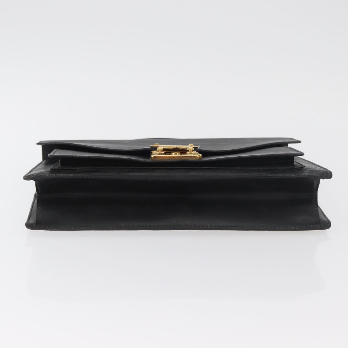 LOUIS VUITTON Epi Monceau 28 Hand Bag Black M52122 LV Auth BA12742