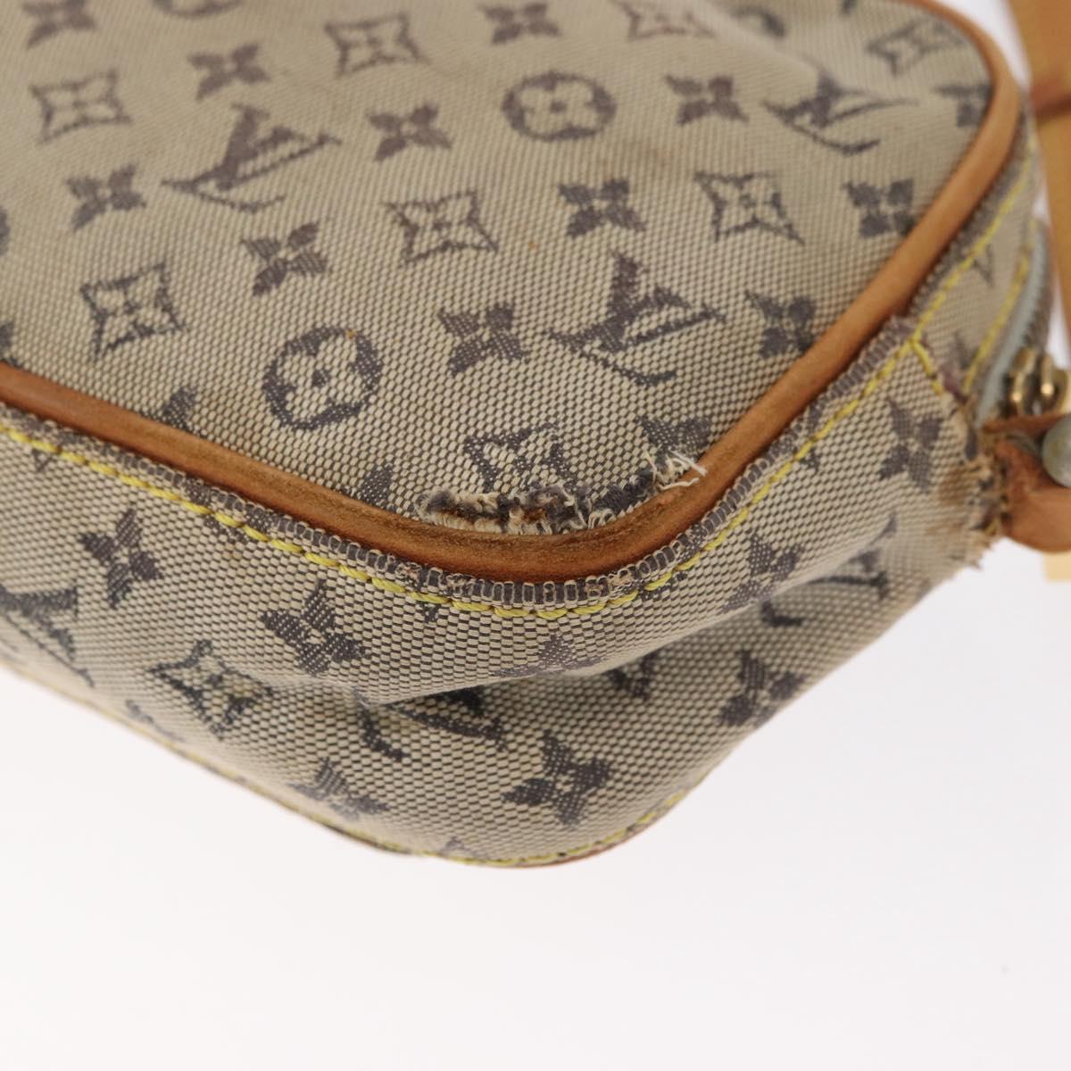 LOUIS VUITTON Monogram Mini Juliet MM Shoulder Bag Blue M92004 LV Auth BA12745