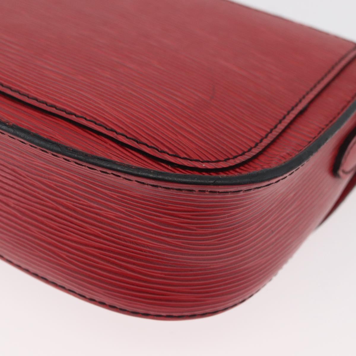 LOUIS VUITTON Epi Saint Cloud PM Shoulder Bag Red M52217 LV Auth BA12748