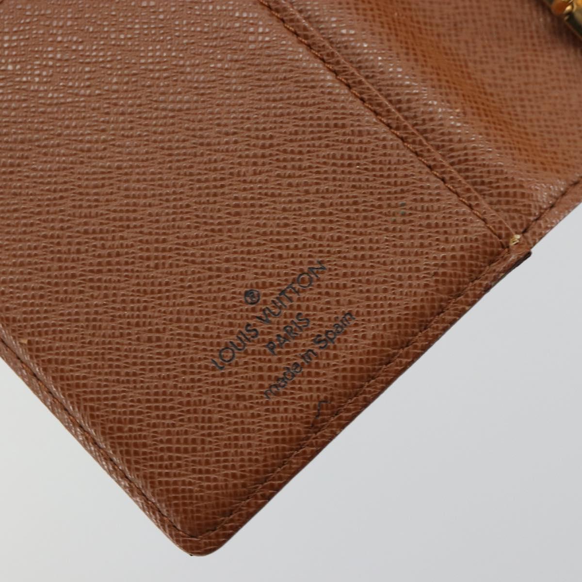 LOUIS VUITTON Monogram Agenda PM Day Planner Cover R20005 LV Auth BA12752