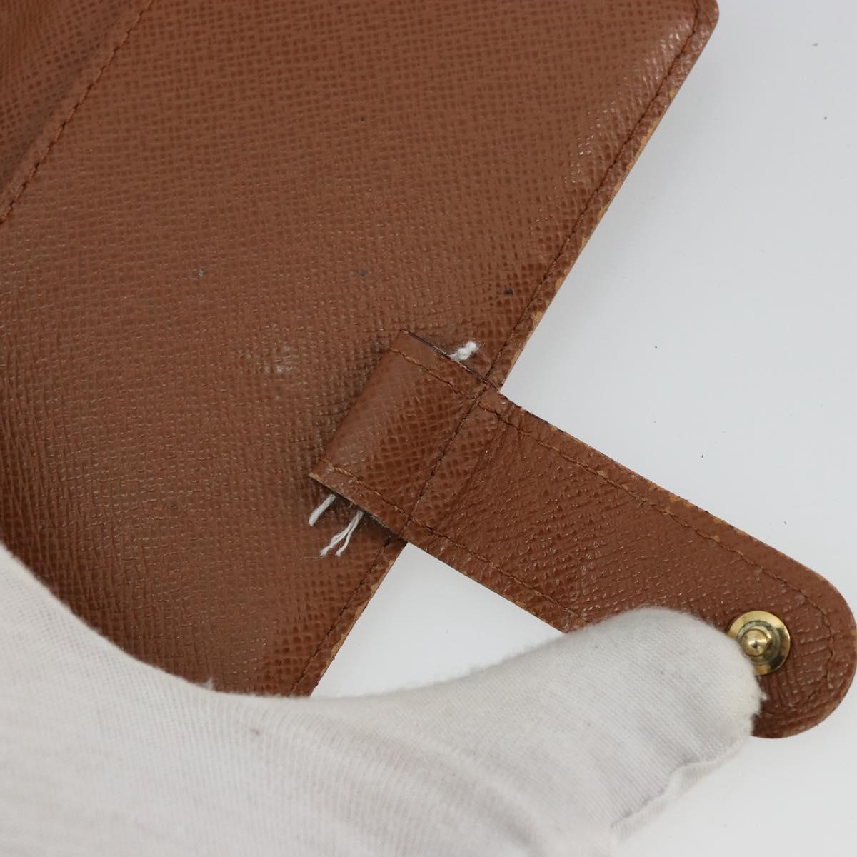 LOUIS VUITTON Monogram Agenda PM Day Planner Cover R20005 LV Auth BA12752