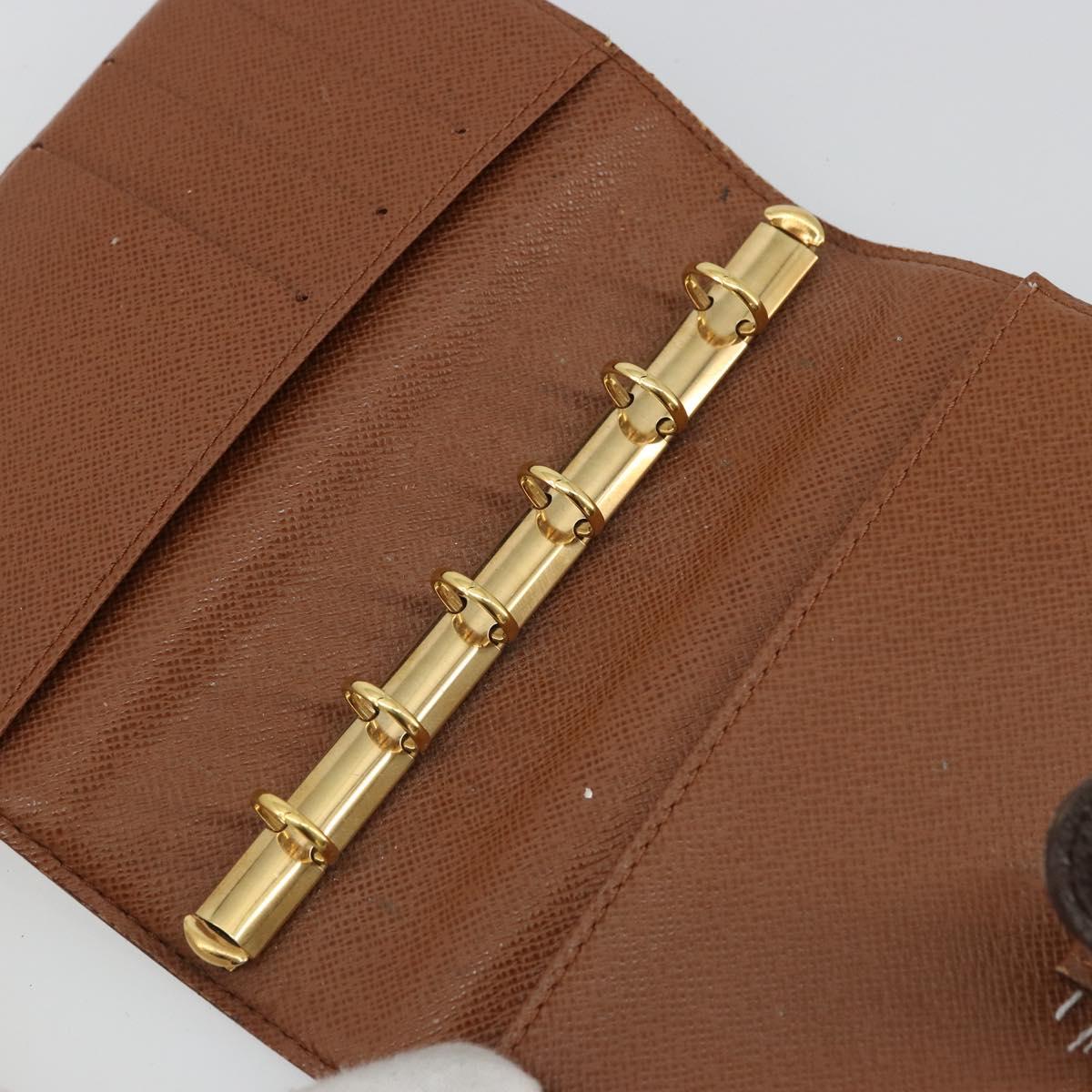 LOUIS VUITTON Monogram Agenda PM Day Planner Cover R20005 LV Auth BA12752