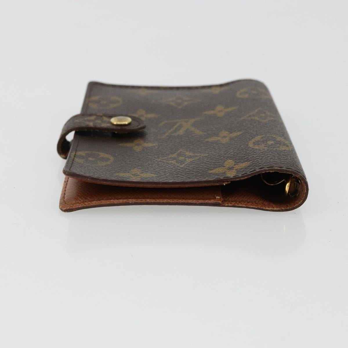 LOUIS VUITTON Monogram Agenda PM Day Planner Cover R20005 LV Auth BA12752