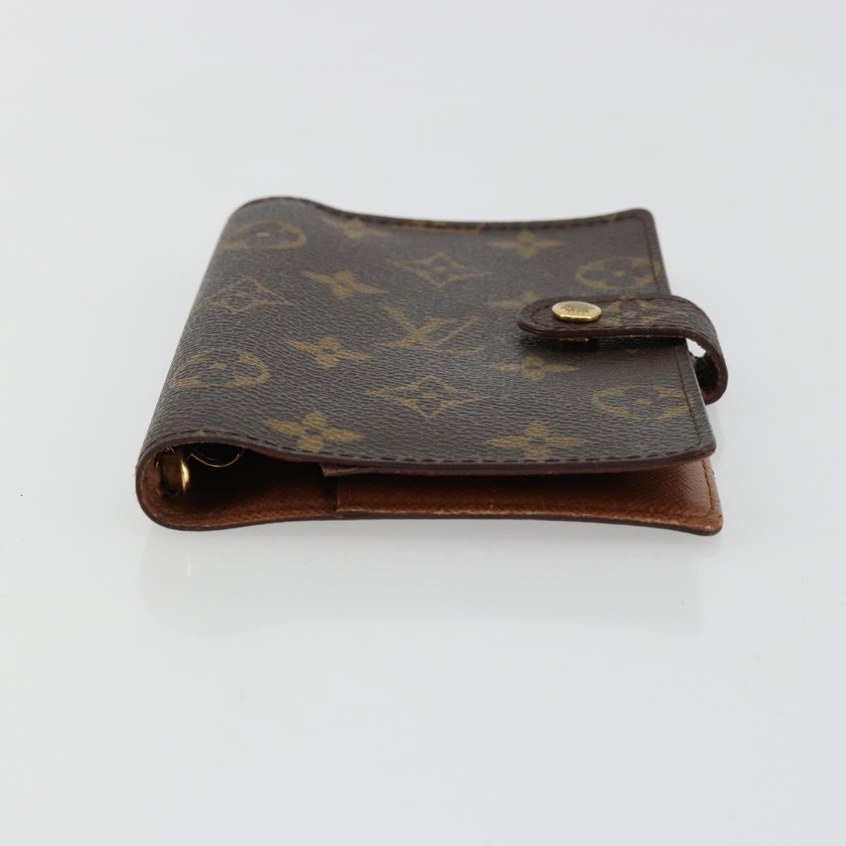 LOUIS VUITTON Monogram Agenda PM Day Planner Cover R20005 LV Auth BA12752