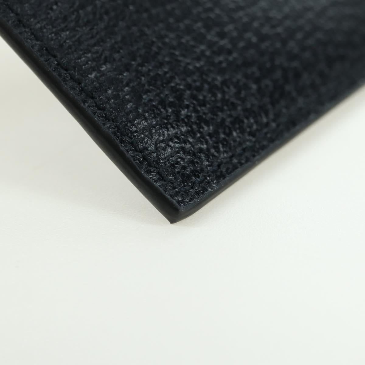 GUCCI Horsebit Card Case Playing Cards Set Leather Navy Auth BA12759M