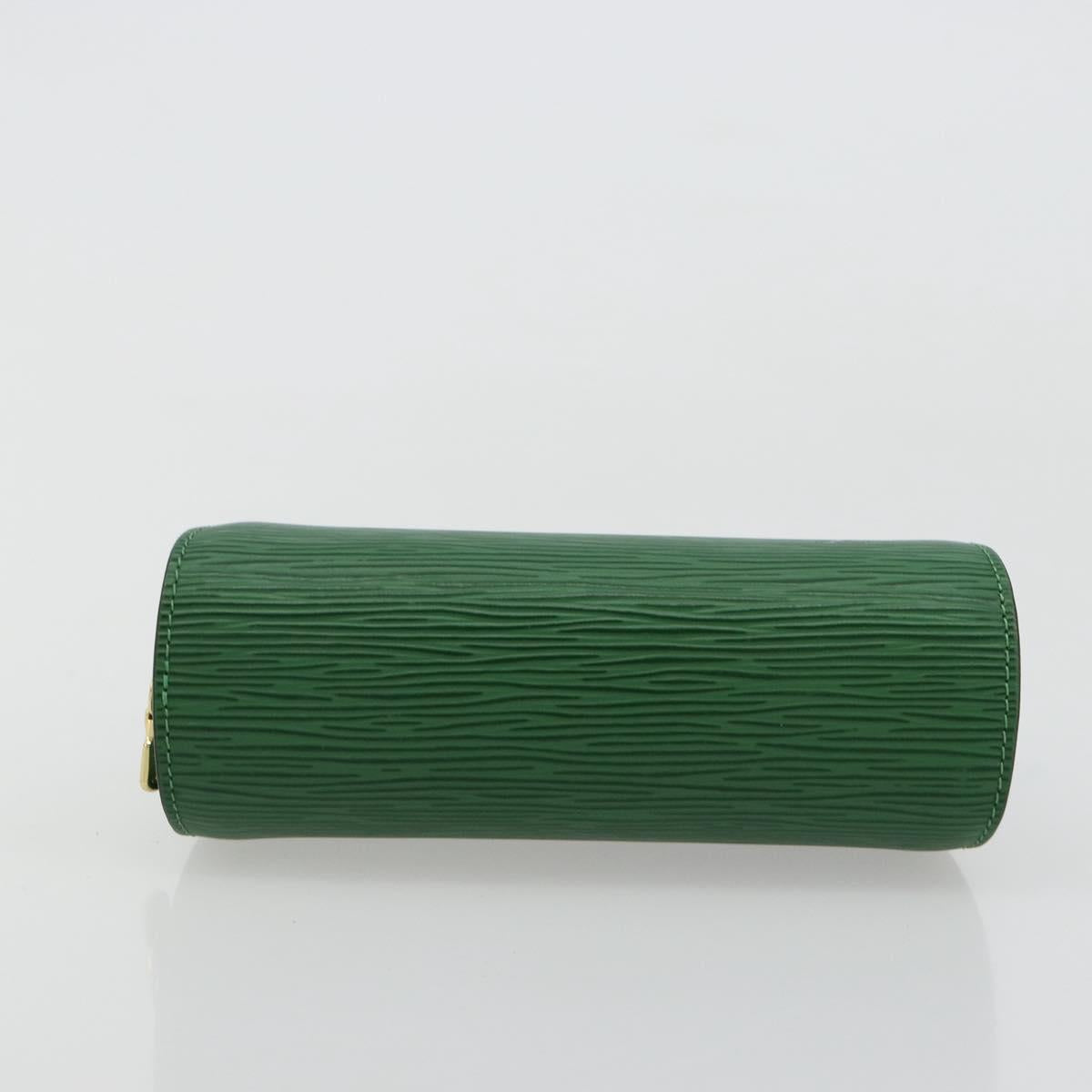 LOUIS VUITTON Epi Dauphine PM Cosmetic Pouch Green M48444 LV Auth BA12760
