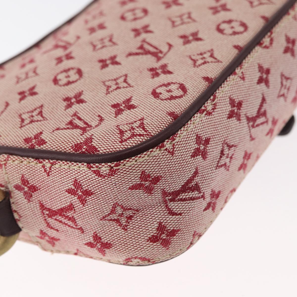 LOUIS VUITTON Monogram Mini Juliet MM Shoulder Bag Red M92219 LV Auth BA12763