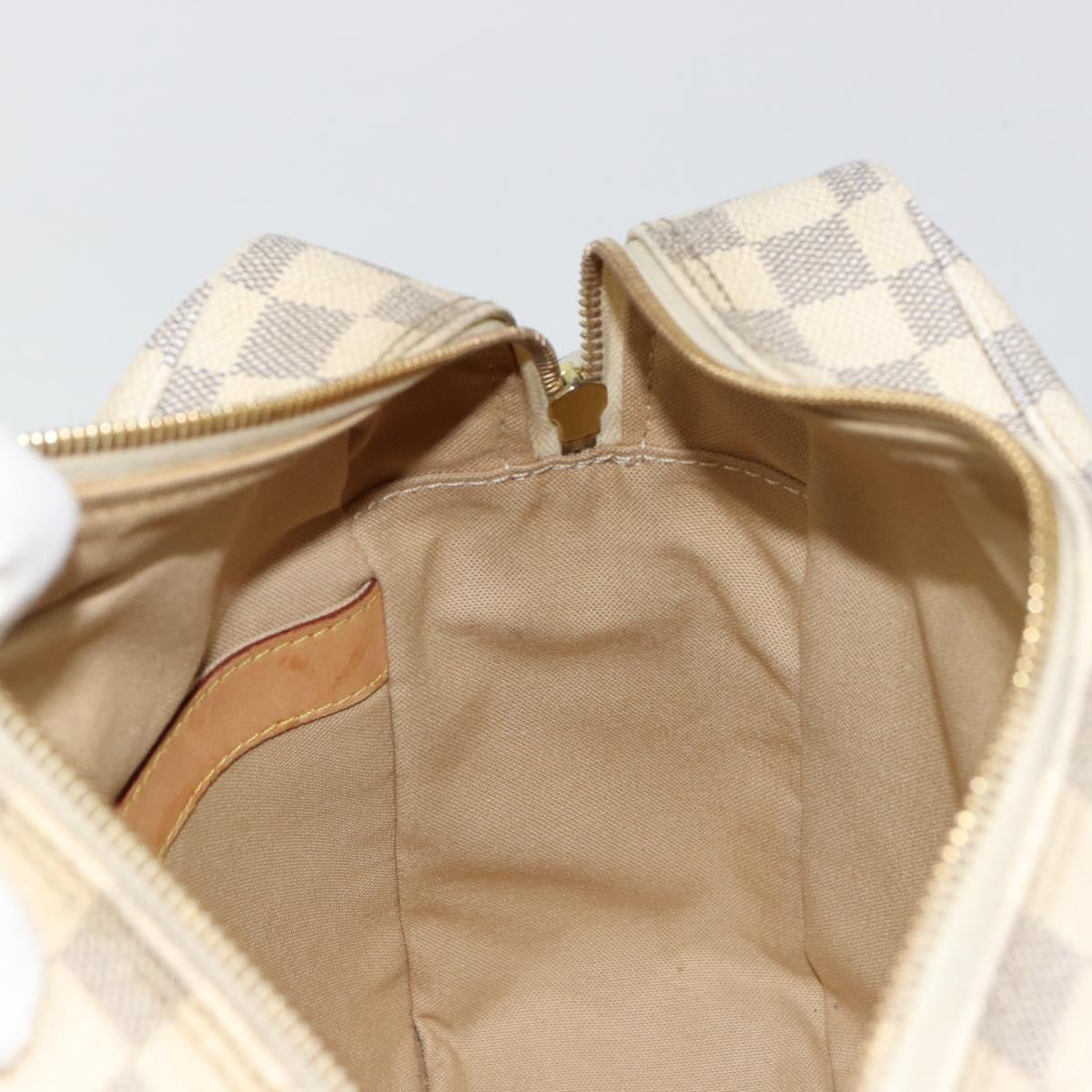 LOUIS VUITTON Damier Azur Naviglio Shoulder Bag N51189 LV Auth BA12769
