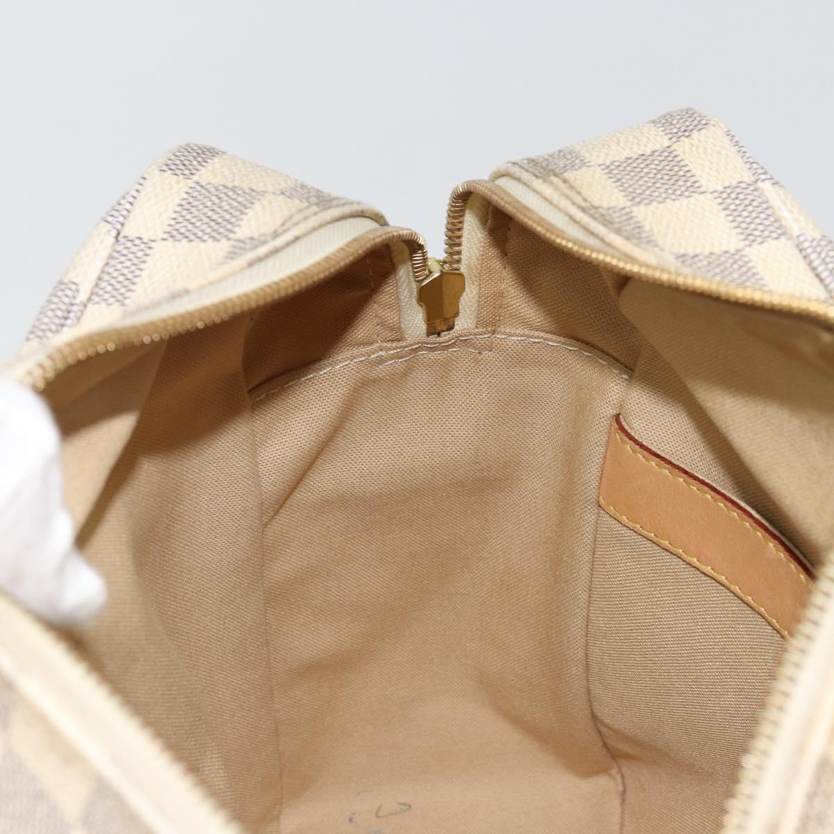 LOUIS VUITTON Damier Azur Naviglio Shoulder Bag N51189 LV Auth BA12769