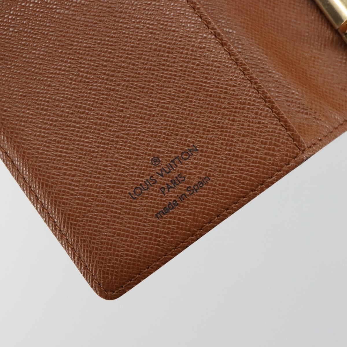 LOUIS VUITTON Monogram Agenda PM Day Planner Cover R20005 LV Auth BA12775