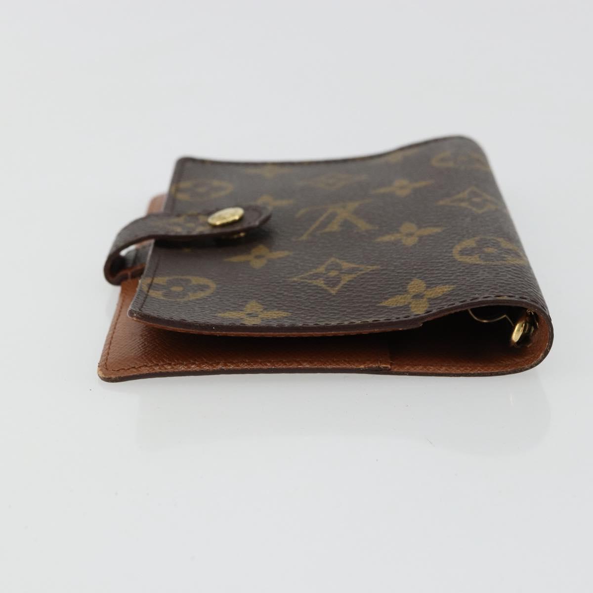LOUIS VUITTON Monogram Agenda PM Day Planner Cover R20005 LV Auth BA12775
