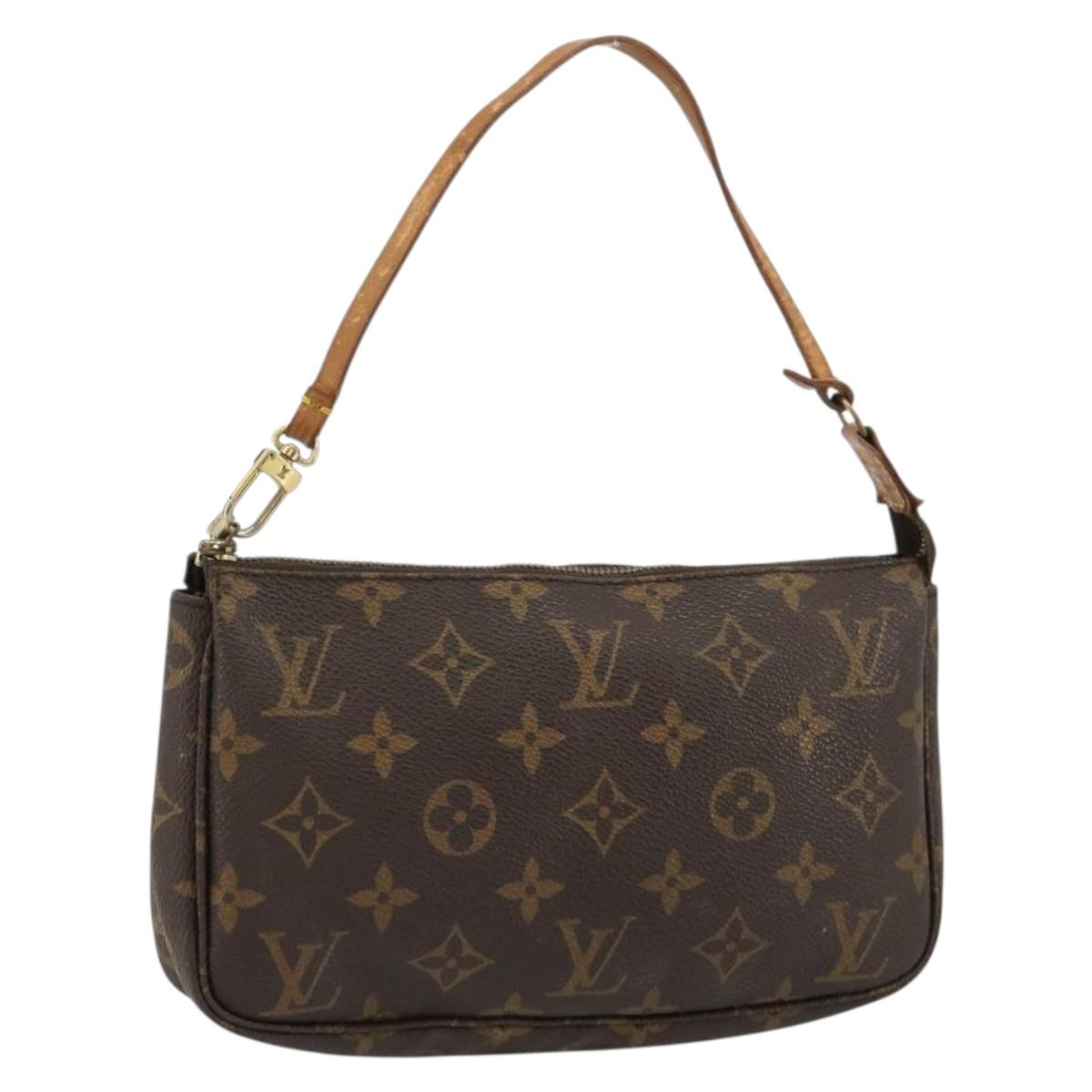 LOUIS VUITTON Monogram Pochette Accessoires Pouch M51980 LV Auth BA12777