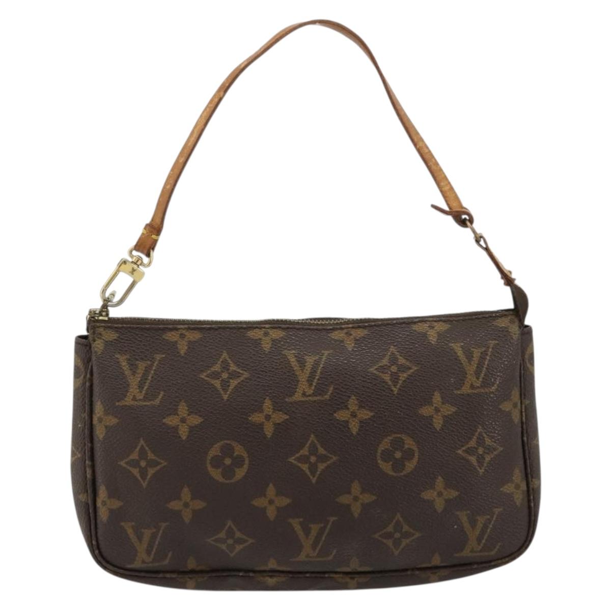 LOUIS VUITTON Monogram Pochette Accessoires Pouch M51980 LV Auth BA12777
