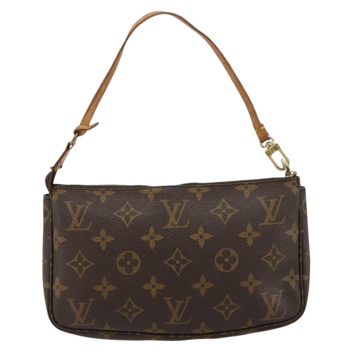 LOUIS VUITTON Monogram Pochette Accessoires Pouch M51980 LV Auth BA12777