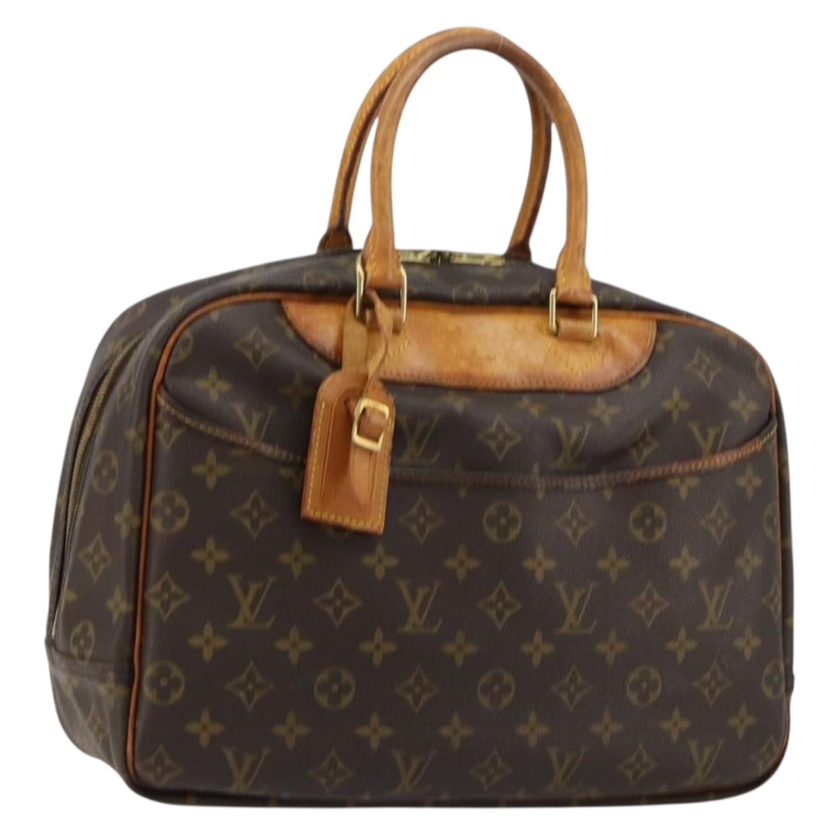 LOUIS VUITTON Monogram Deauville Hand Bag M47270 LV Auth BA12785