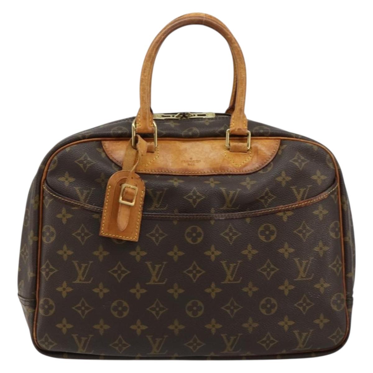 LOUIS VUITTON Monogram Deauville Hand Bag M47270 LV Auth BA12785