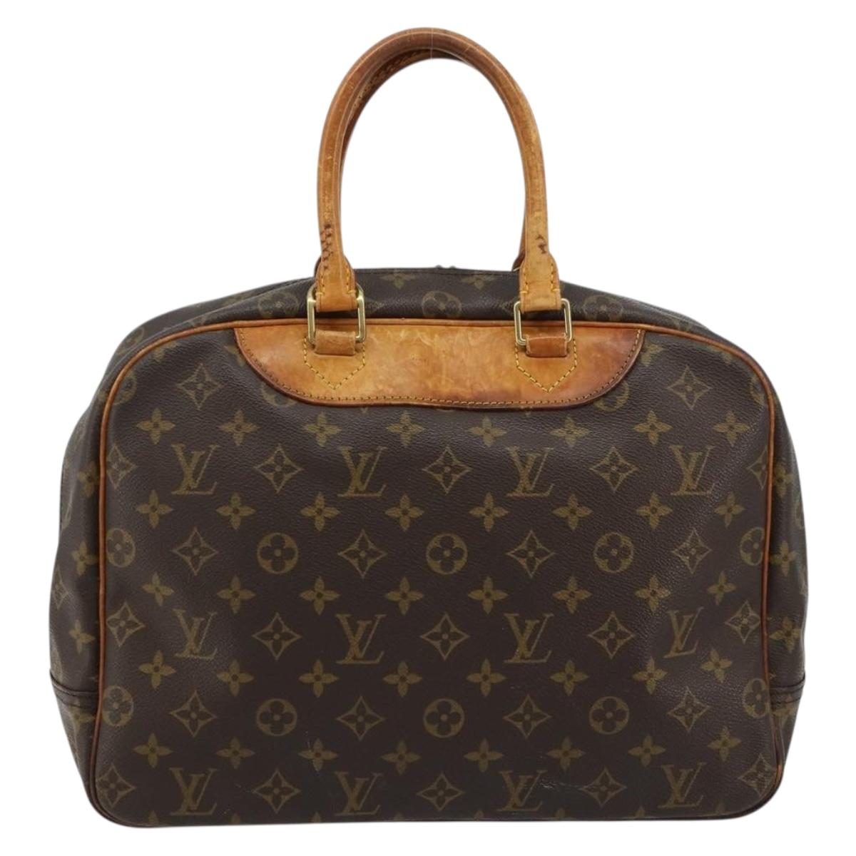 LOUIS VUITTON Monogram Deauville Hand Bag M47270 LV Auth BA12785