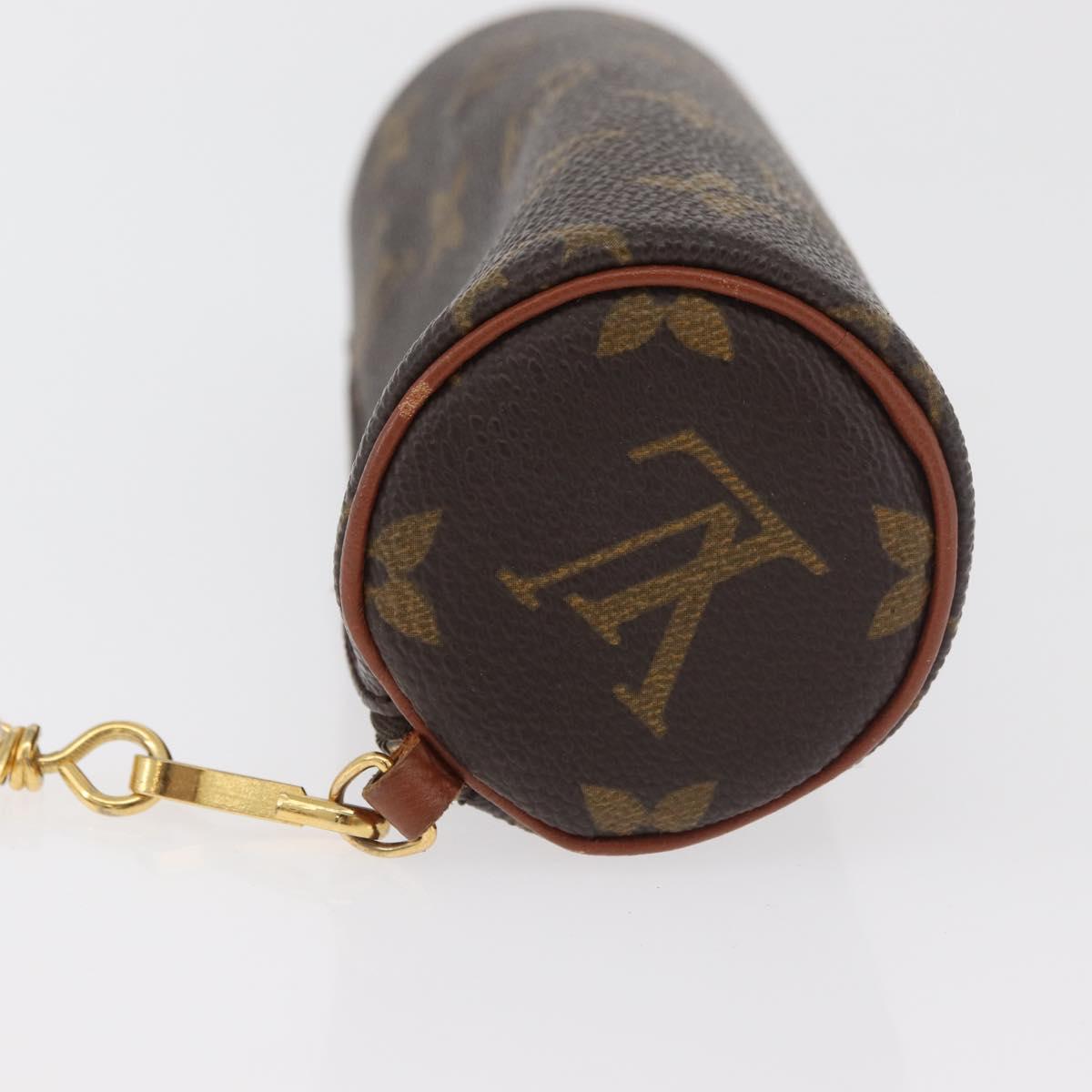 LOUIS VUITTON Monogram Papillon Pouch LV Auth BA12789