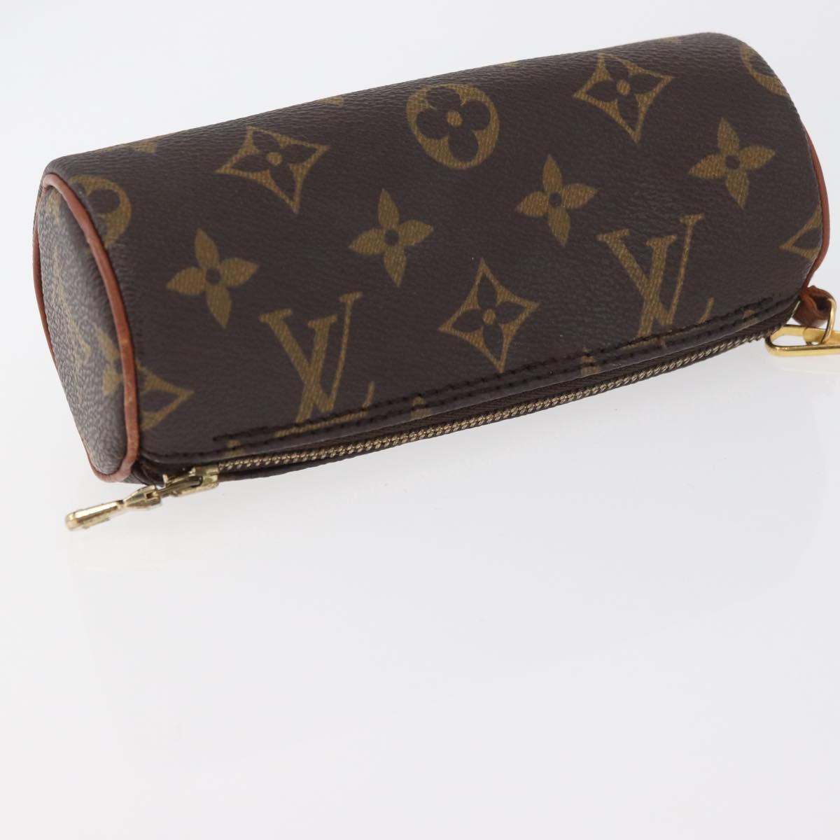 LOUIS VUITTON Monogram Papillon Pouch LV Auth BA12789