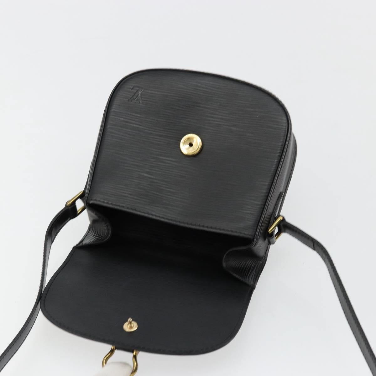 LOUIS VUITTON Epi Saint Cloud PM Shoulder Bag Black M52212 LV Auth BA12794