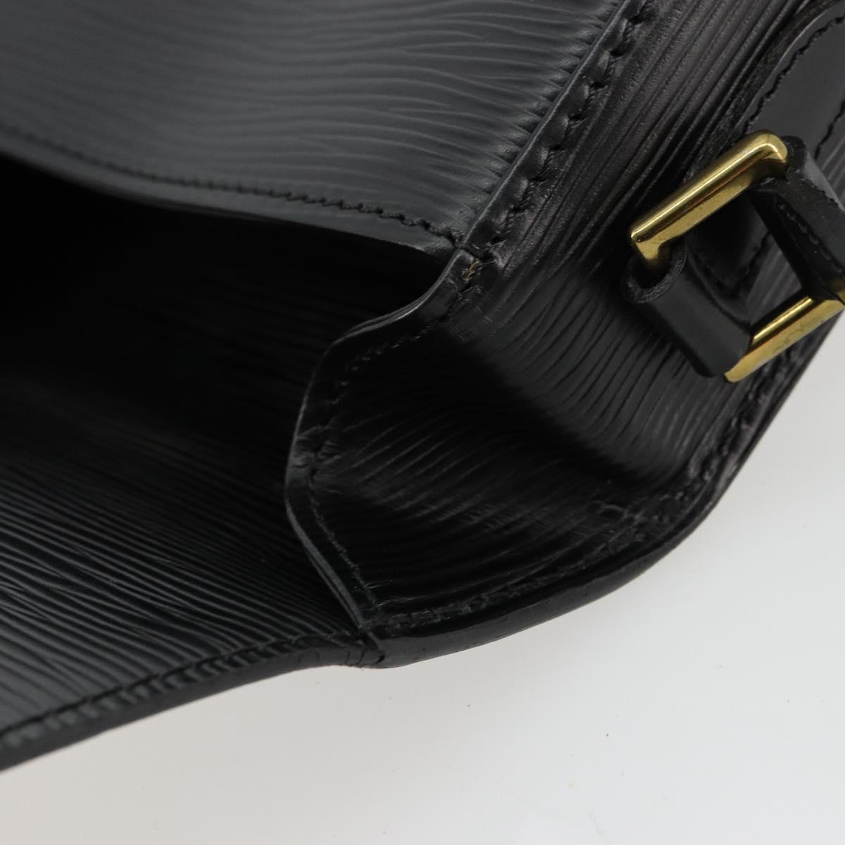 LOUIS VUITTON Epi Saint Cloud PM Shoulder Bag Black M52212 LV Auth BA12794