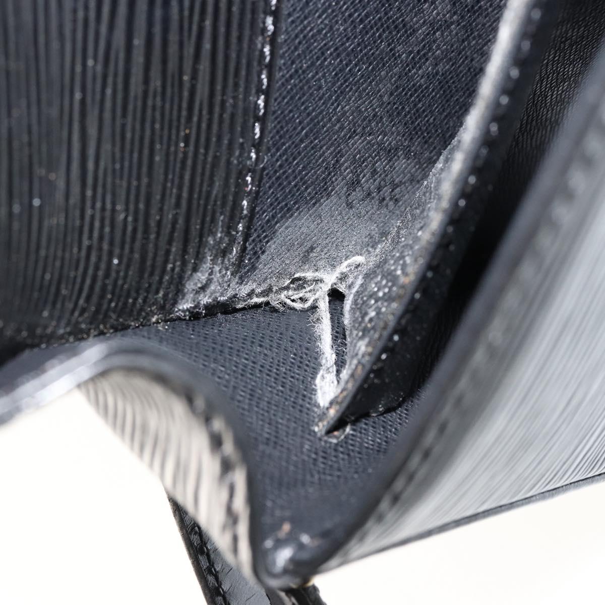 LOUIS VUITTON Epi Saint Cloud PM Shoulder Bag Black M52212 LV Auth BA12794