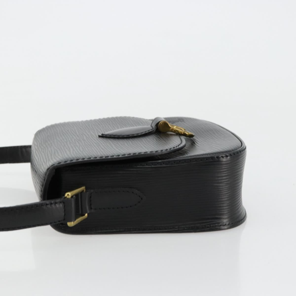 LOUIS VUITTON Epi Saint Cloud PM Shoulder Bag Black M52212 LV Auth BA12794