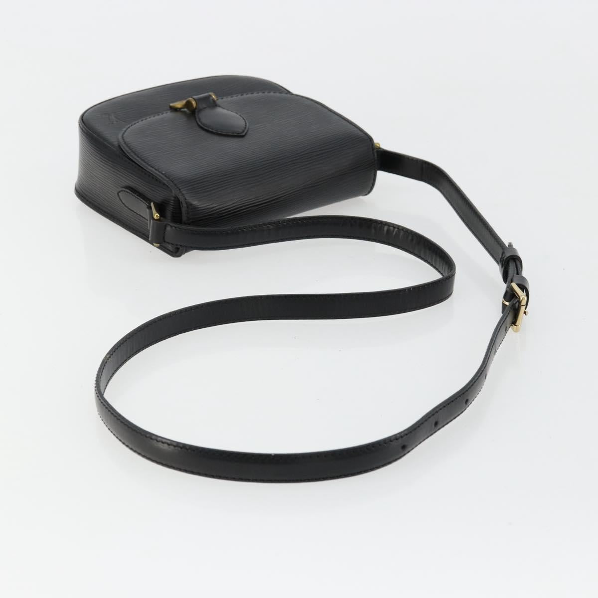 LOUIS VUITTON Epi Saint Cloud PM Shoulder Bag Black M52212 LV Auth BA12794