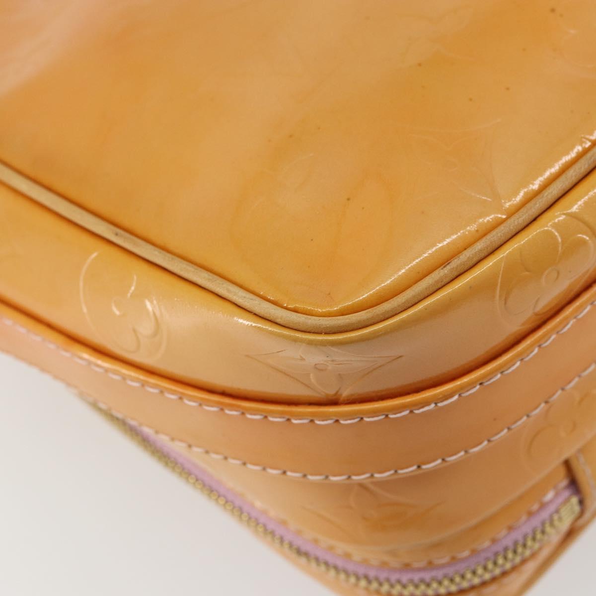 LOUIS VUITTON Monogram Vernis Wooster Bag Marshmallow Pink M91037 Auth BA12807